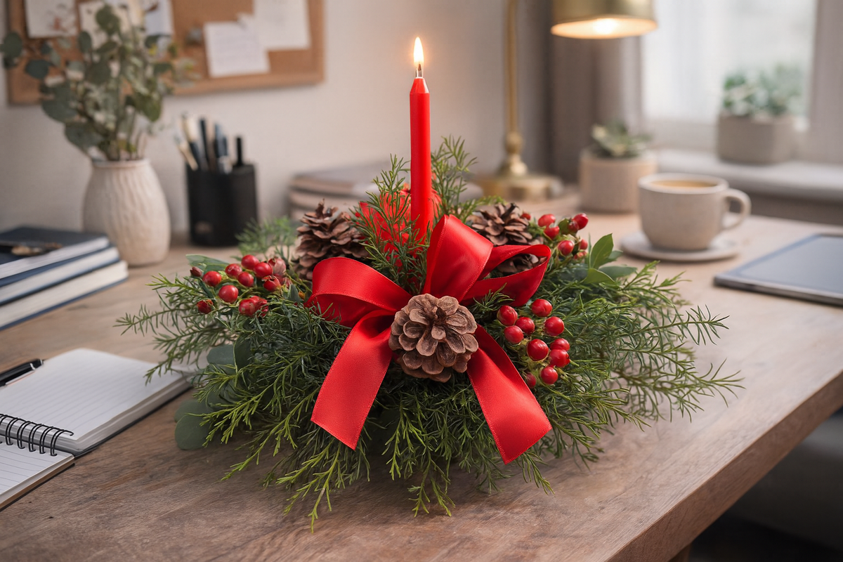 Remembering Loved Ones at Christmas With Flowers in the Battlefords
