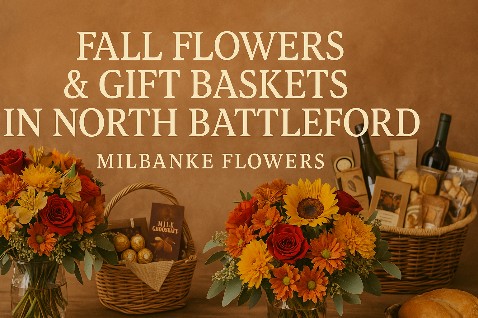 Same-Day Fall Flowers & Gifts: North Battleford’s Milbanke Magic