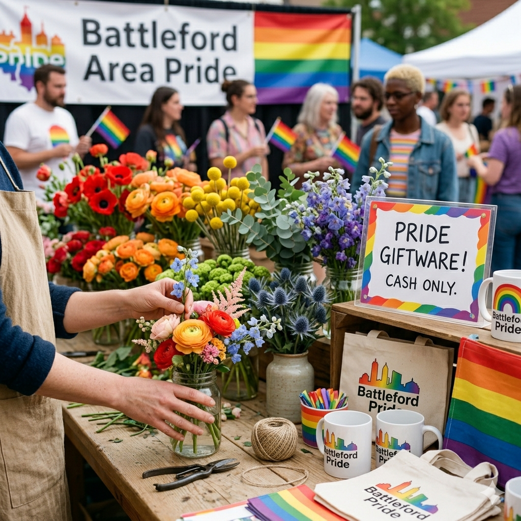 Pride Flower Bar in North Battleford