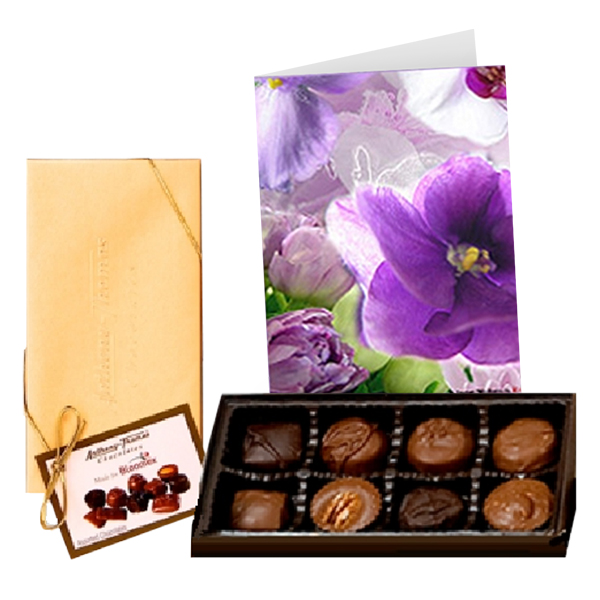 Premium Chocolates with Greeting Card 